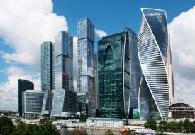 Фотообои Высотки Москва Сити
