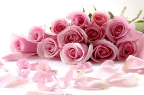Фреска Букет из розовых роз