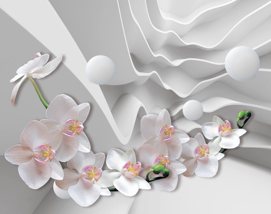 Картина на холсте Стерео орхидеи, арт hd1468301