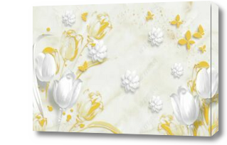 Картина Белые тюльпаны